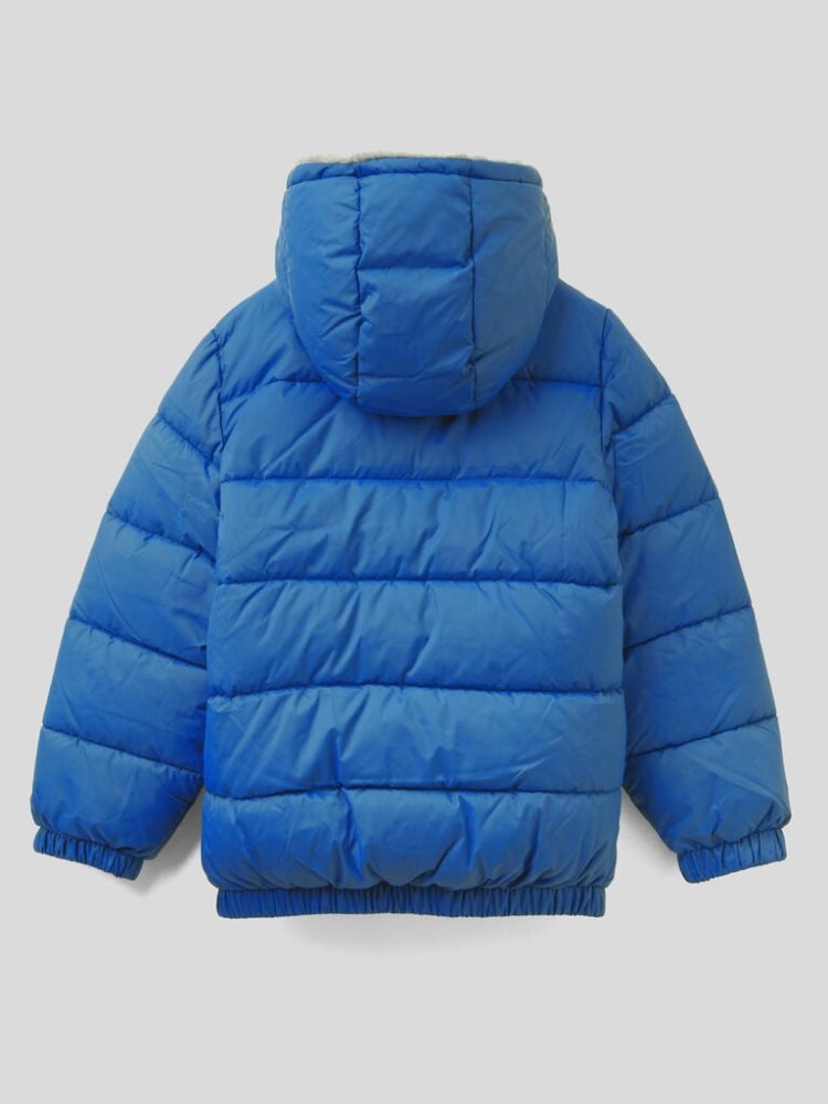 Benetton Gewatteerd Teddy Interior Jassen Kinderen Blauw | BE606575