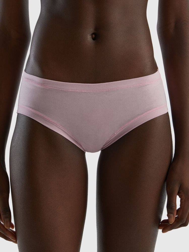 Benetton High-rise Super Stretch Organic Katoenen Knickers Dames Lilac | BE844397