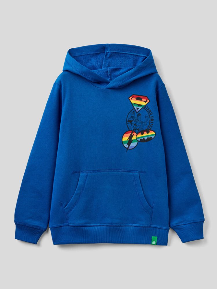 Benetton Hoodie ©&™dc Comics Hoodie Kinderen Blauw | BE403298