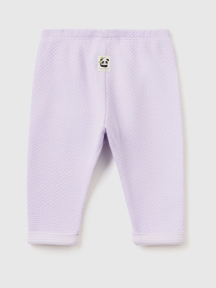 Benetton Jacquard Knit Jeggings Kinderen Lilac | BE297189