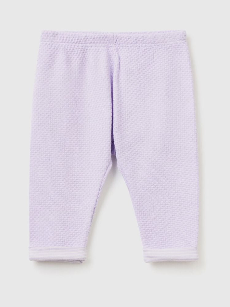 Benetton Jacquard Knit Jeggings Kinderen Lilac | BE297189