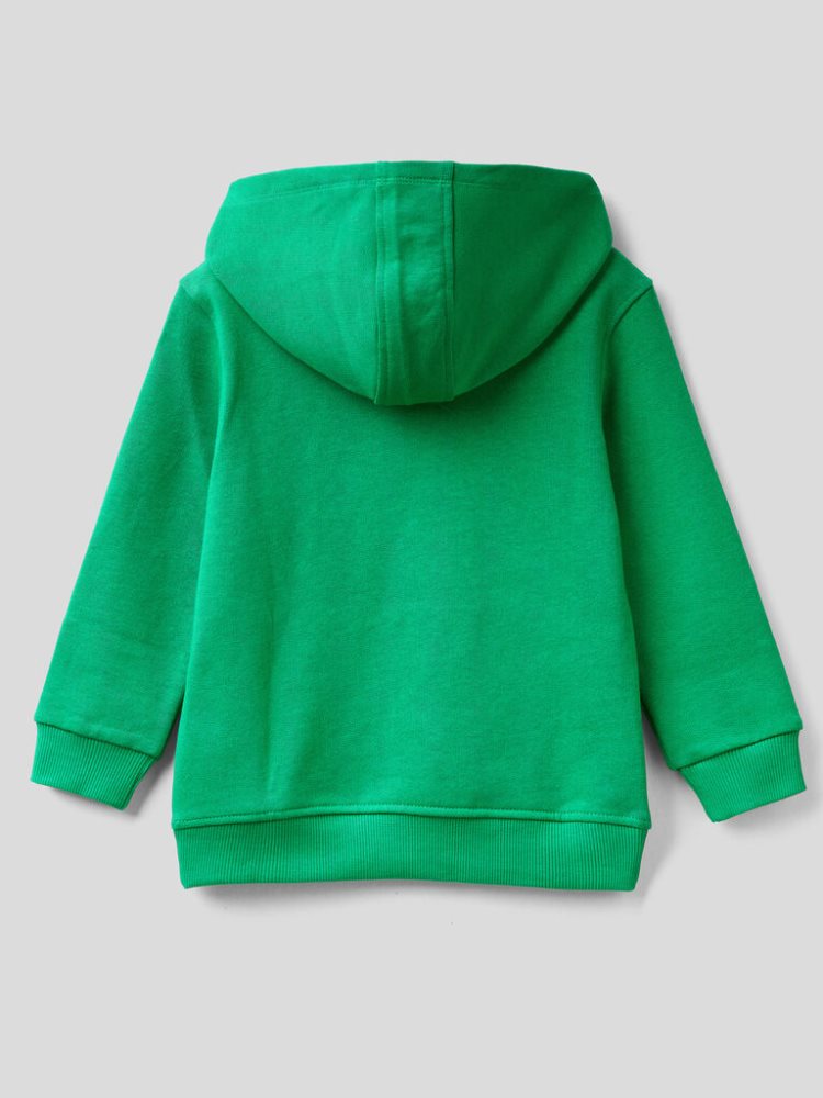 Benetton Kangaroo Pocket Hoodie Kinderen Groen | BE936423