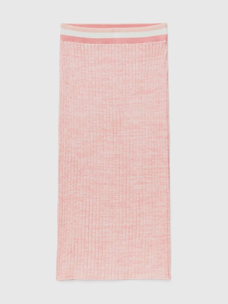 Benetton Knit Pencil Rokken Dames Roze | BE702283