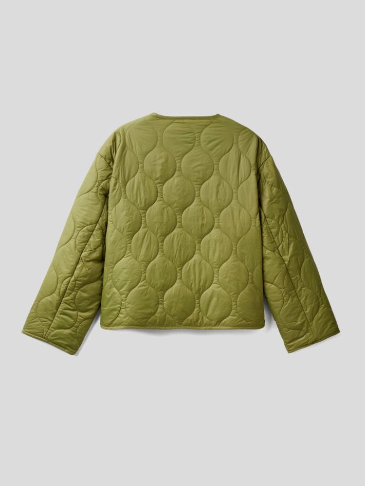 Benetton Kort Gewatteerd Light Jackets Dames Groen | BE264822