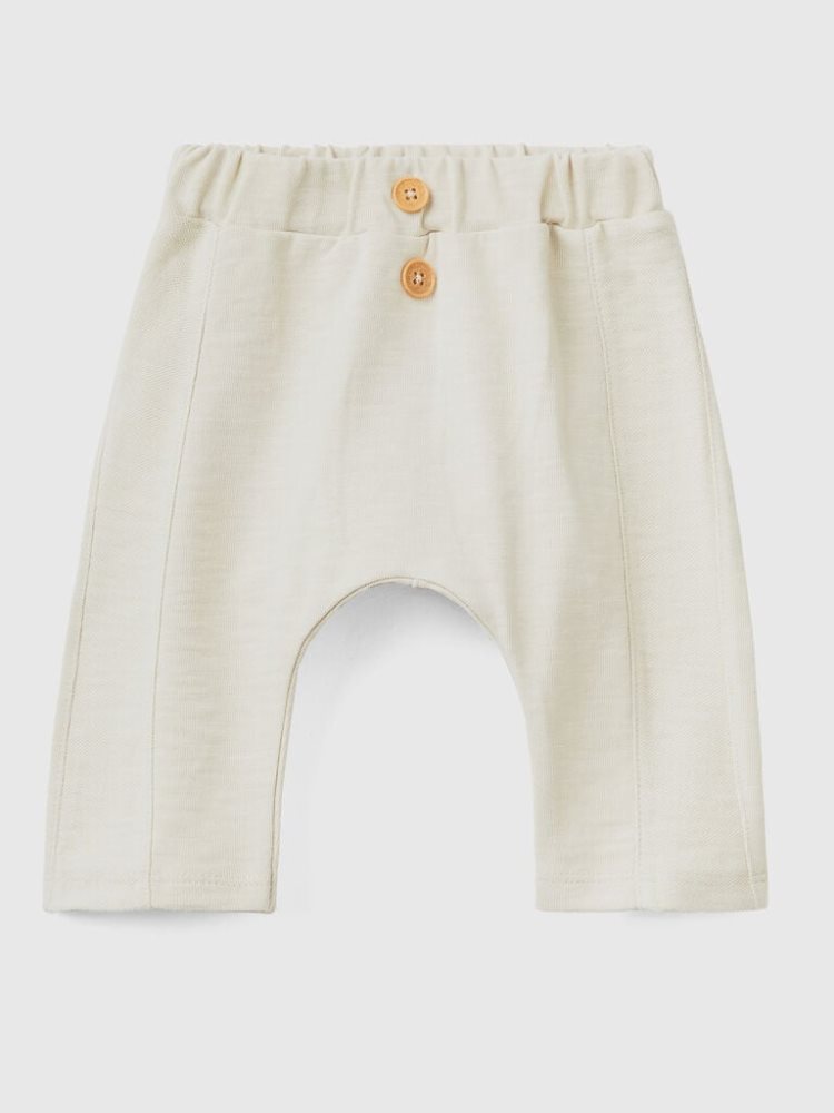 Benetton Lichtgewicht Joggingbroek Kinderen Beige | BE017097