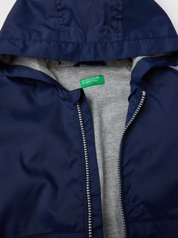 Benetton Light Hood Jassen Kinderen Donkerblauw | BE894875