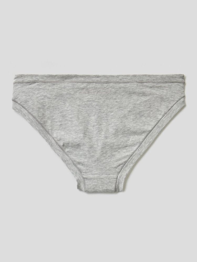 Benetton Low Rise Super Stretch Organic Katoenen Knickers Dames Lichtgrijs | BE242515