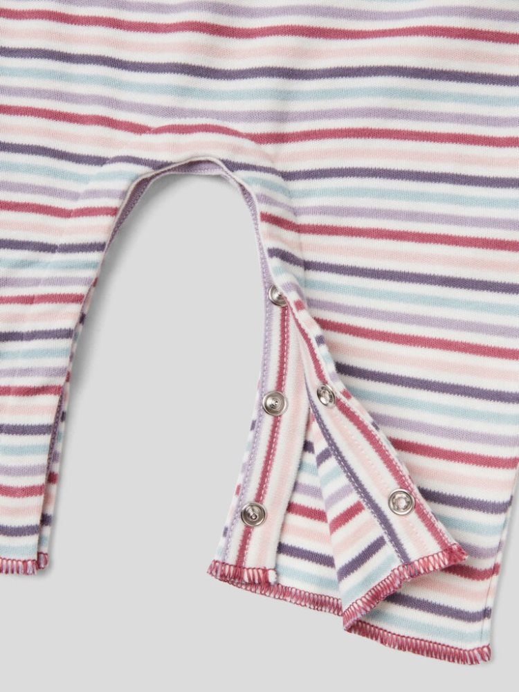 Benetton Onesie And Bib Pure Katoenen Dungarees Kinderen Roze | BE335476