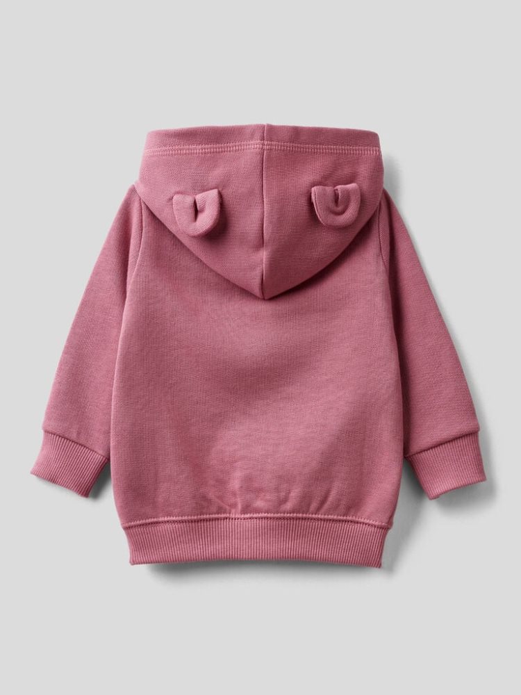 Benetton Organic Katoenen Met Capuchon Sweatshirt Kinderen Donker | BE393712