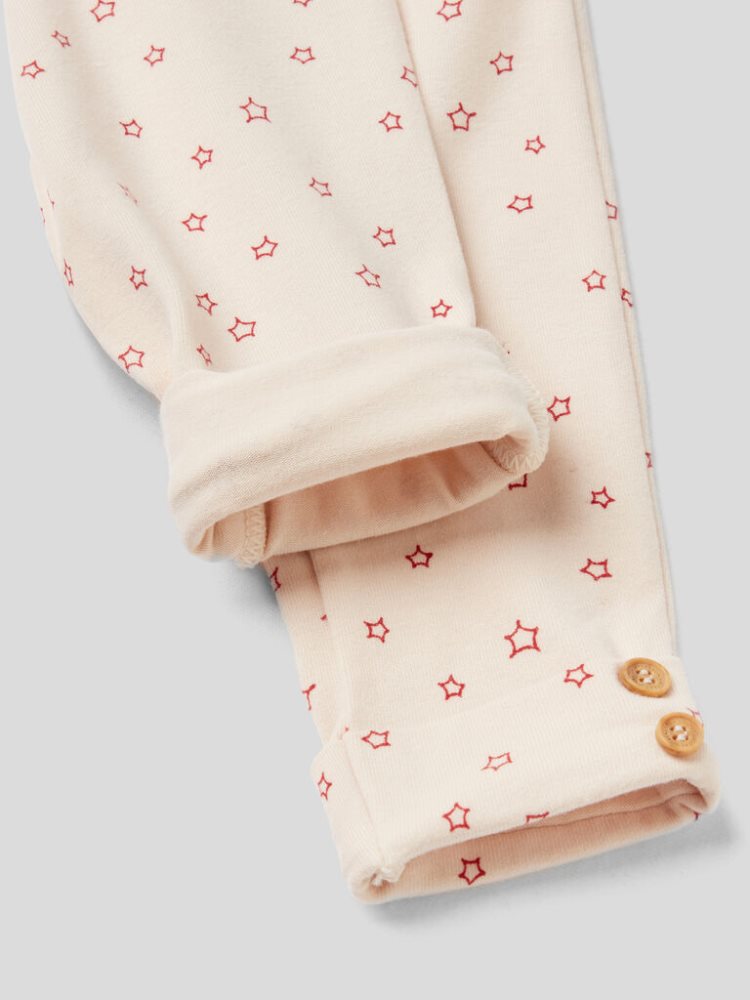 Benetton Patterned Stretch Katoenen Leggings Kinderen Beige | BE321136