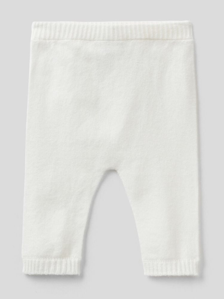 Benetton Pocket Joggingbroek Kinderen Wit | BE091797