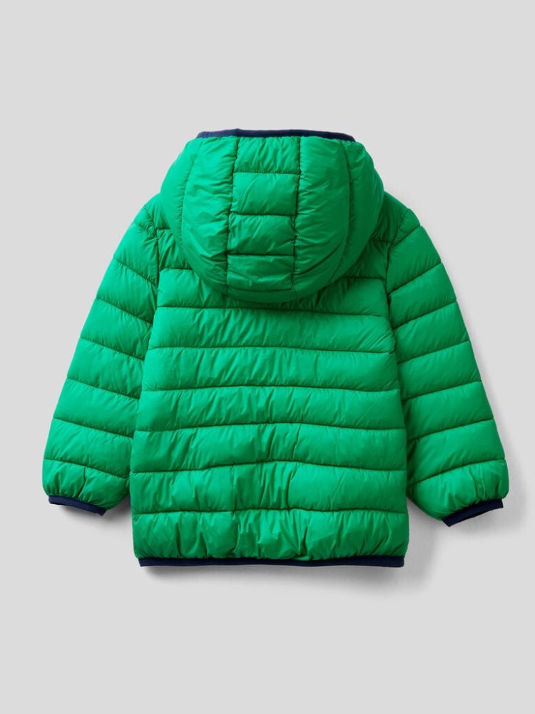 Benetton Rain Defender Hood Light Jackets Kinderen Groen | BE139771