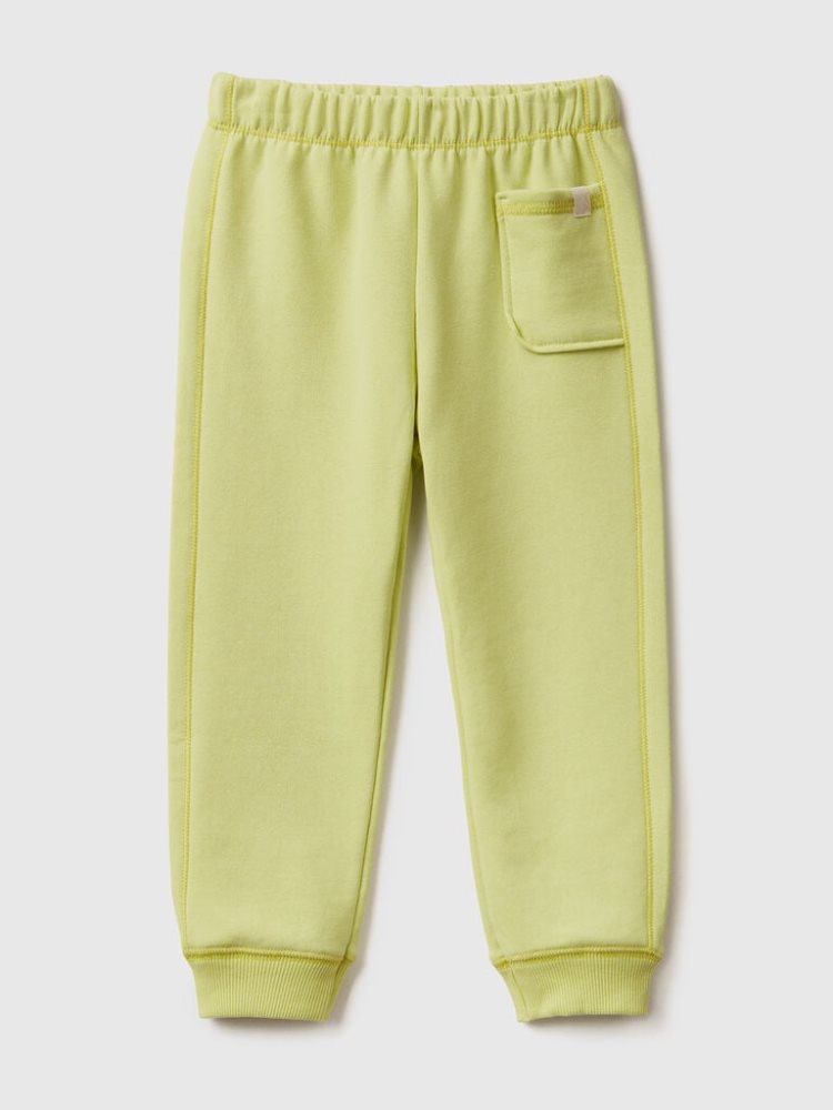 Benetton Recycled Fabric Pocket Joggers Kinderen Geel | BE929053