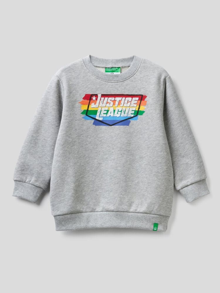 Benetton Regular Fit ©&™dc Comics Sweatshirt Kinderen Grijs | BE887136