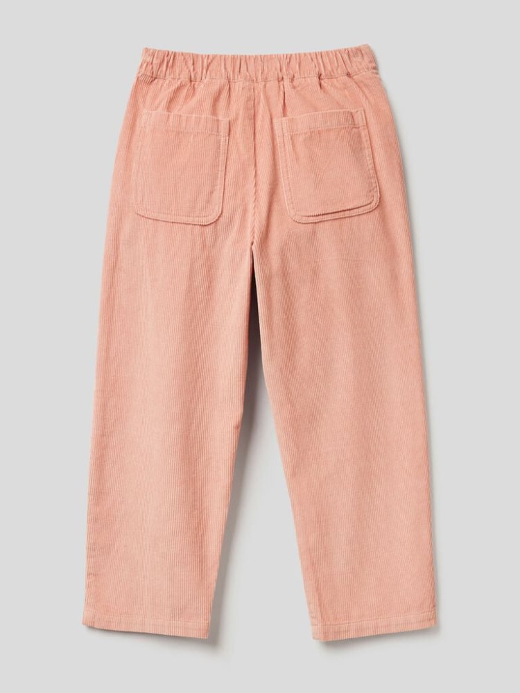 Benetton Slouchy Fit Velvet Broek Kinderen Roze | BE806169