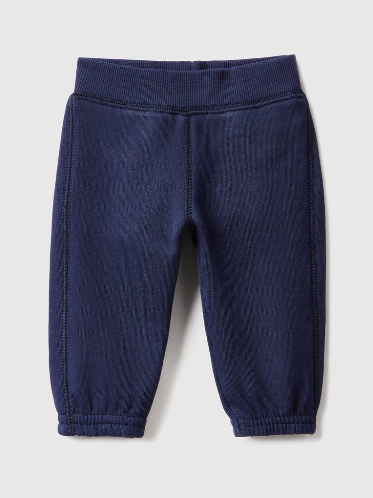 Benetton Soft Embroidery Joggingbroek Kinderen Donkerblauw | BE873811