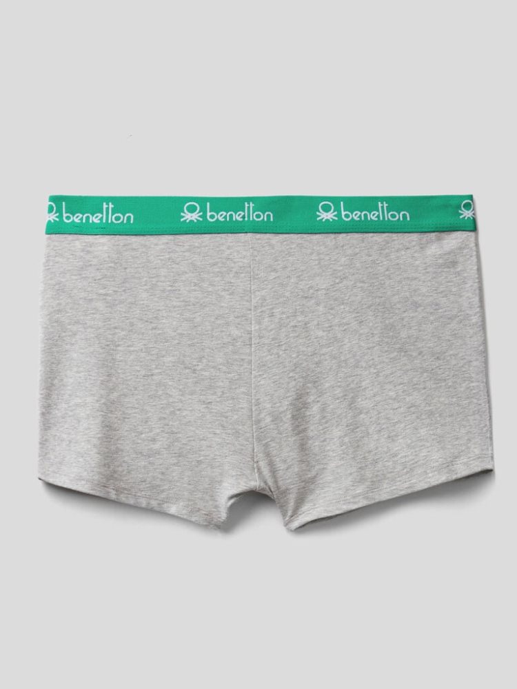 Benetton Stretch Organic Katoenen Boxers Heren Wit | BE033192