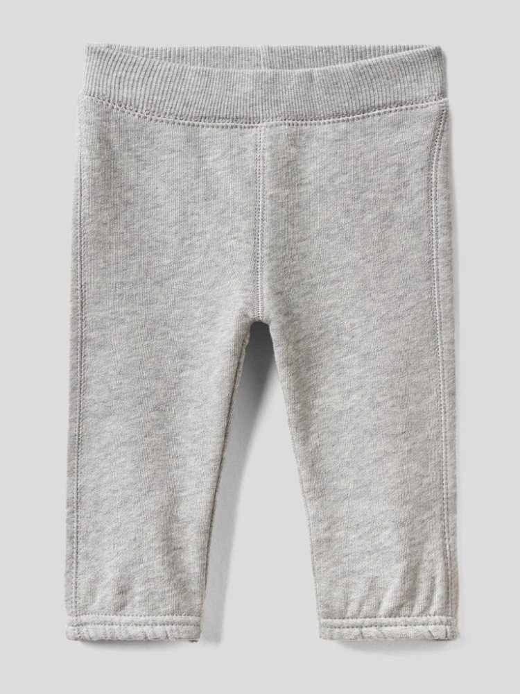 Benetton Warm Embroidery Joggingbroek Kinderen Grijs | BE926099