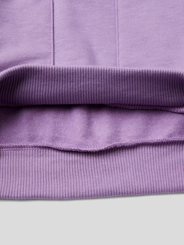 Benetton Warm Raglan Sleeves Sweatshirt Kinderen Lilac | BE552128