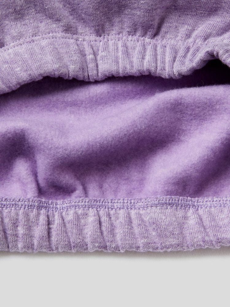 Benetton Warm Recycled Fabric Sweatshirt Kinderen Lilac | BE692957