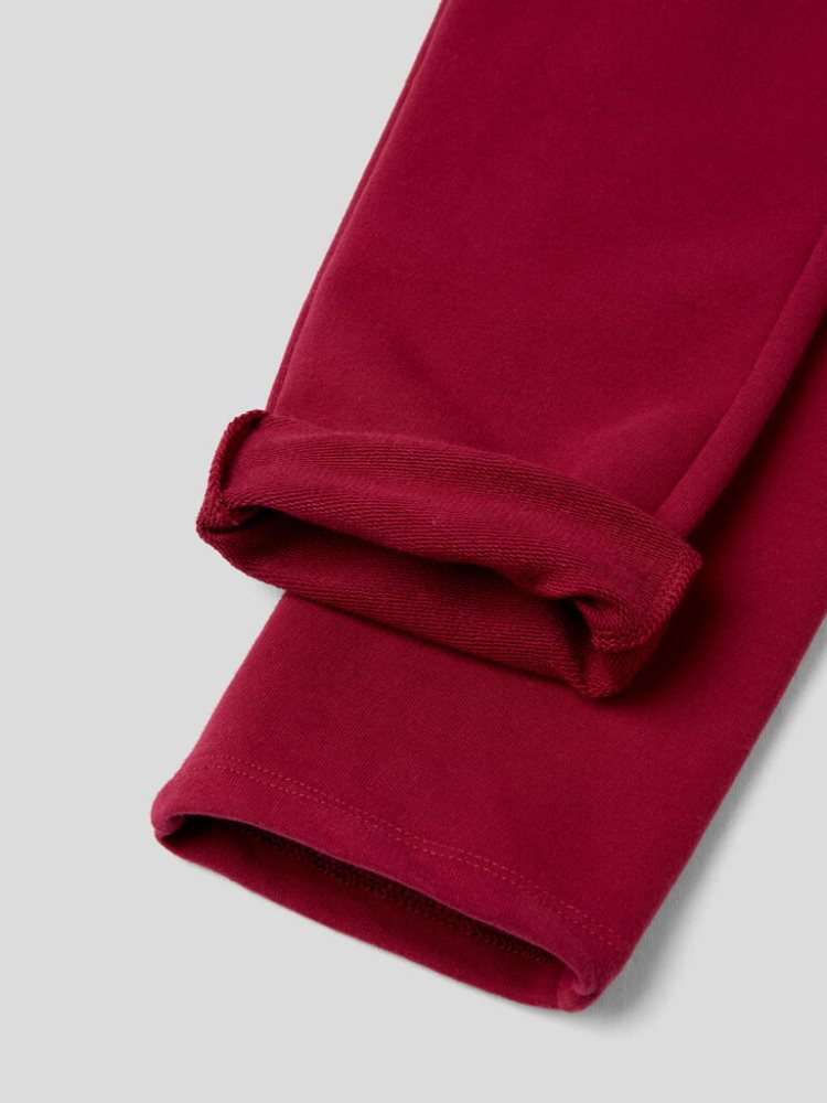 Benetton Warm Stretch Jersey Leggings Kinderen Bordeaux | BE716939